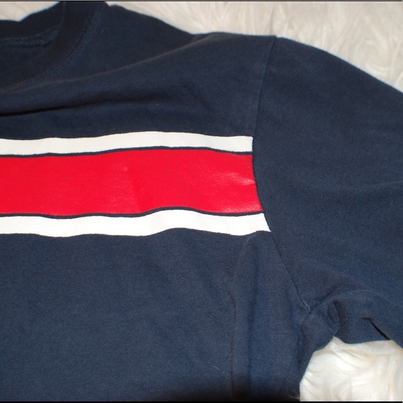Garage RED stripe NAVY shirt - Picture 4 of 6